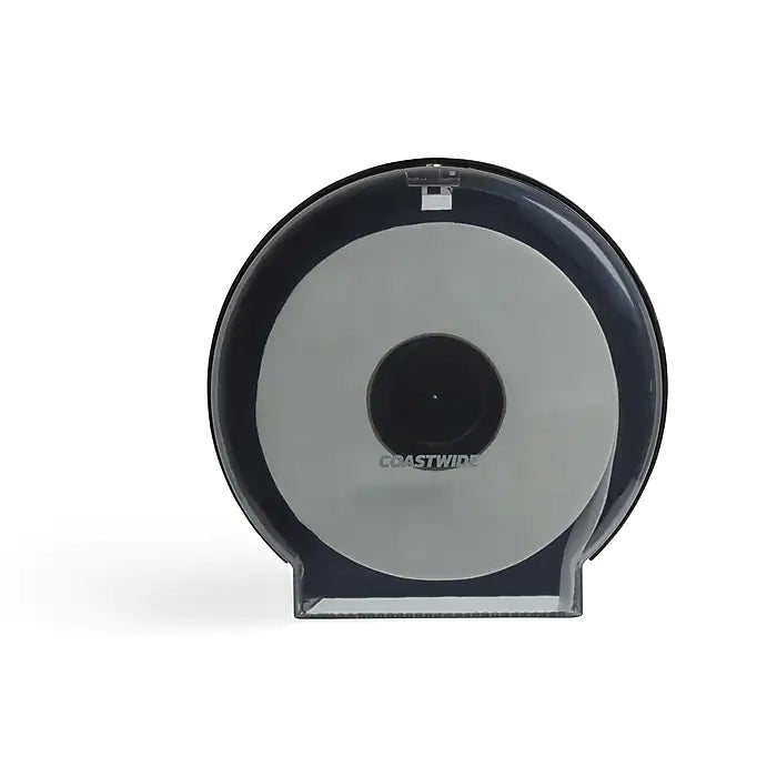 Coastwide Professional™ Jumbo Roll Toilet Paper Dispenser, Translucent Smoke