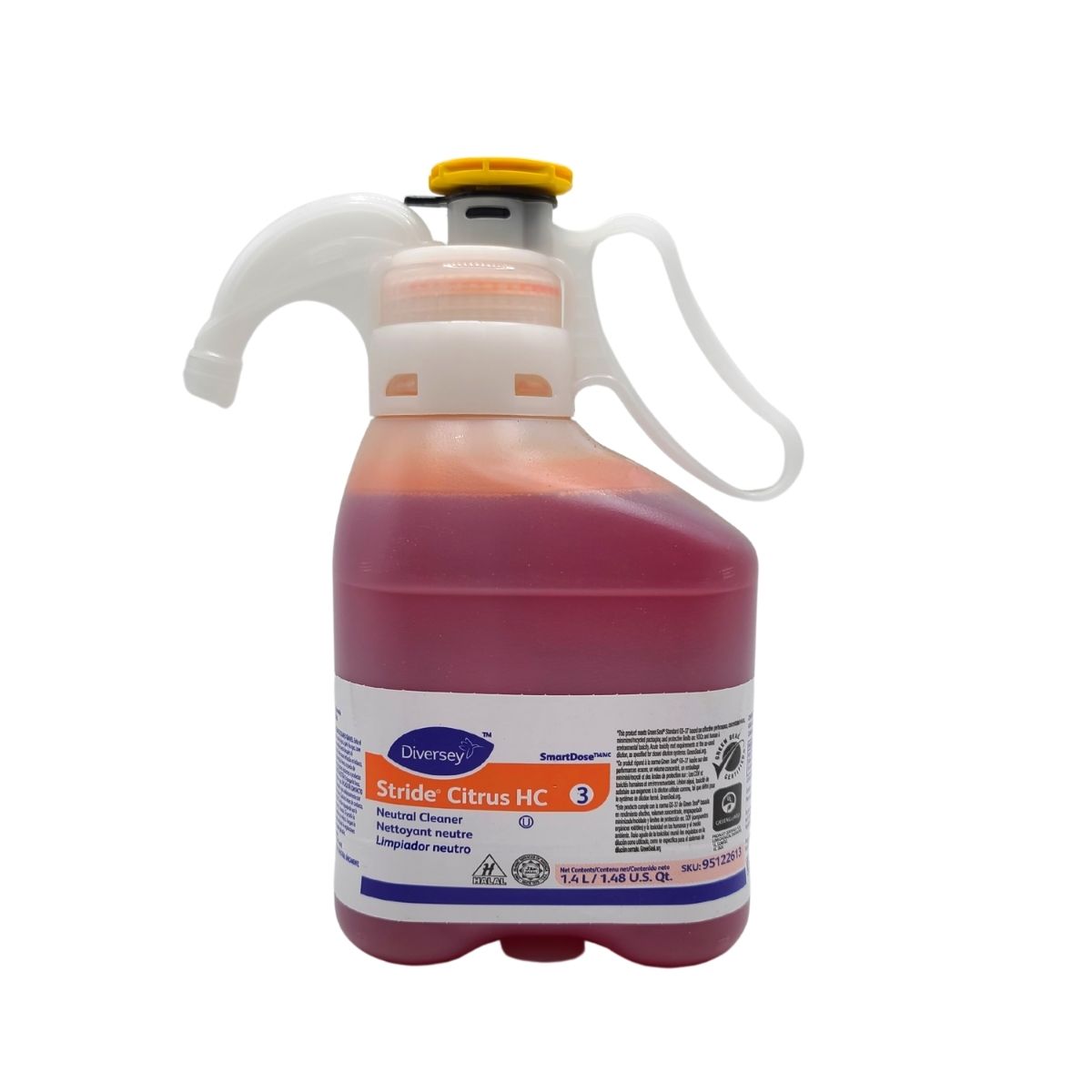 Stride HC 3 Multipurpose Cleaner for Diversey SmartDose, Citrus Scent, 1400.6 mL