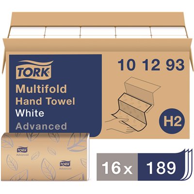 Tork Advanced Xpress® Multifold Hand Towel, 3-Panel