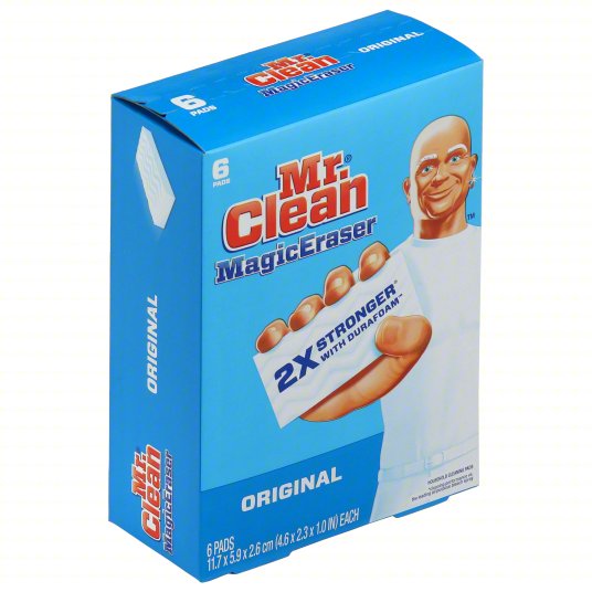 Mr. Clean Magic Eraser Original, Cleaning Pads with Durafoam, 6 count