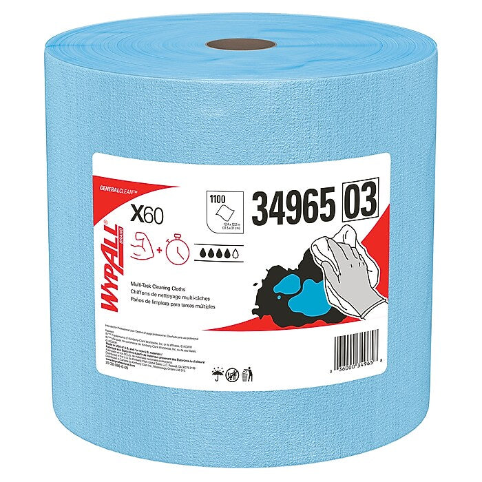 WypAll GeneralClean X60 Jumbo Fabric Cleaning Wipers