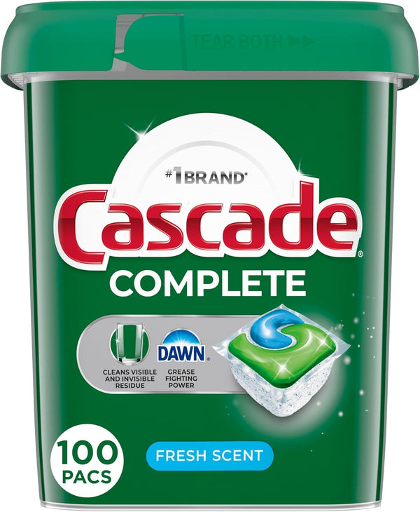 Cascade Complete Dishwasher Pods - 100ct