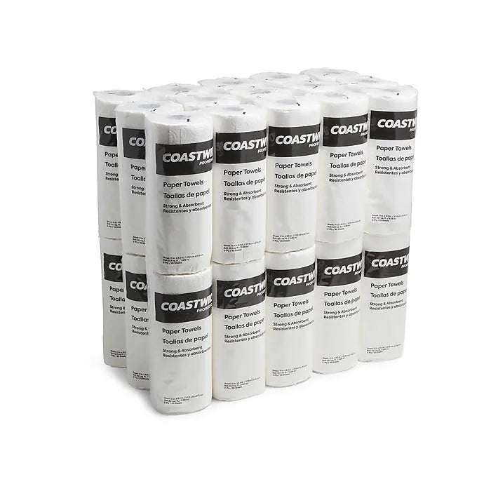 Coastwide Professional Kitchen Rolls Paper Towel, 2-Ply, White