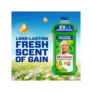 Mr. Clean Multi-Surface Cleaner, Gain Original Fresh Scent, 64 Fl. Oz.