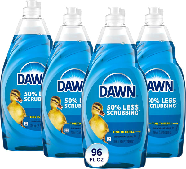 Dawn Ultra Dish Soap, Original, 4x24 Fl Oz Bundle