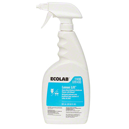 Ecolab® Lemon Lift Kitchen & Bathroom Cleaner w/Bleach