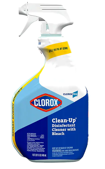 Clorox Commercial Solutions Clorox Clean-Up All Purpose Cleaner with Bleach - Original, 32 Ounce Spray Bottle