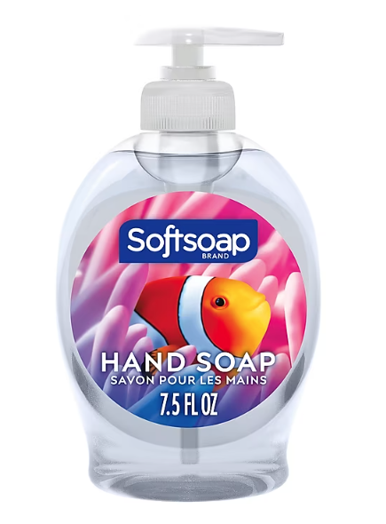 Softsoap Aquarium Series Liquid Hand Soap Pump, 7.5 oz., 6/Carton