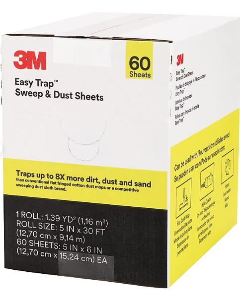 3M Easy Trap Duster Sweep & Dust Sheets, 5