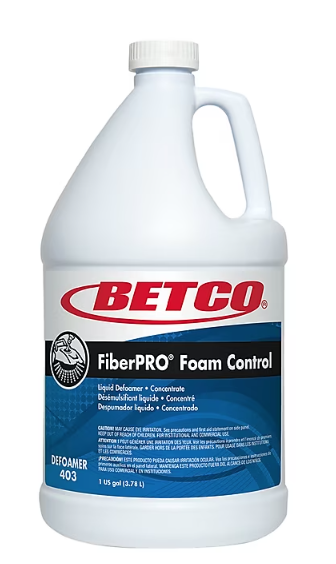 Betco FiberPRO® Foam Control Liquid Defoamer, Fresh, 128 oz.