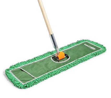 Looped-End Dust Mop Head, Microfiber, 24
