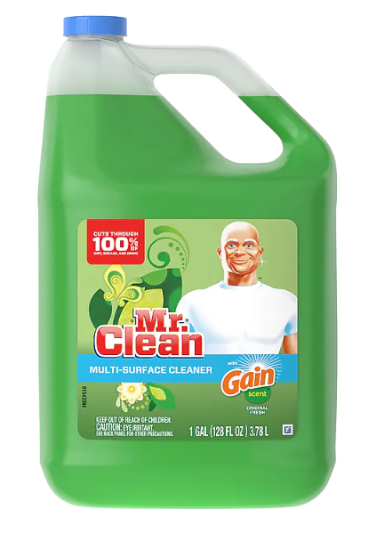 Mr. Clean Multipurpose Cleaner Gain Scent 128 oz. Jan Supply