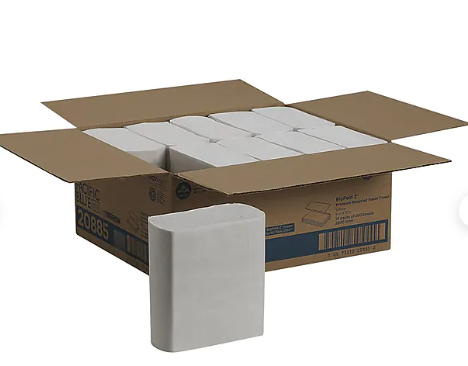 Pacific Blue Ultra Z-Fold Multifold Paper Towels, 1-Ply, 260 Sheets/Pack, 10 Packs/Carton