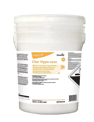 Diversey Clax Hypo conc 42B1 HE Liquid Laundry Detergent, 640 oz.