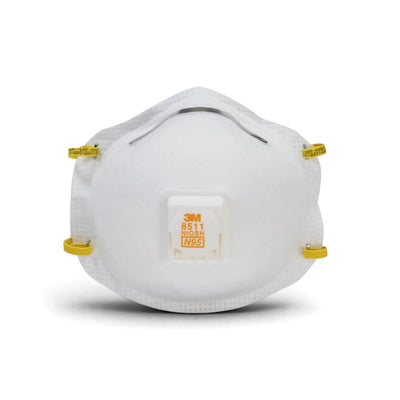 3M™ Disposable Particulate Respirator N95 with 3M™ Cool Flow™ Valve, 10/Box