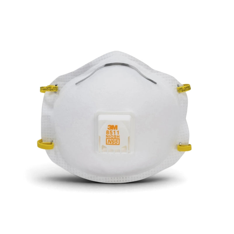 3M™ Disposable Particulate Respirator N95 with 3M™ Cool Flow™ Valve, 10/Box