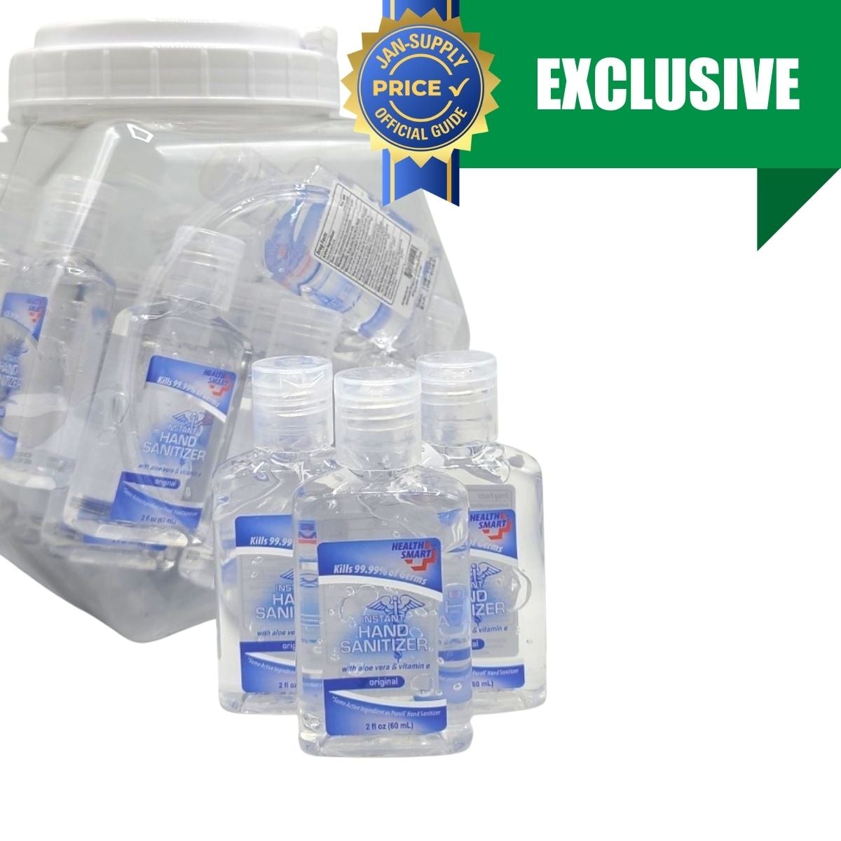 2 oz Gel Hand Sanitizers | 24 Travel Size Bottles