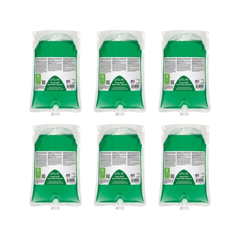Betco Green Earth Lotion Hand Soap Refill for Manual Dispenser, Citrus, 1L., 6/Carton