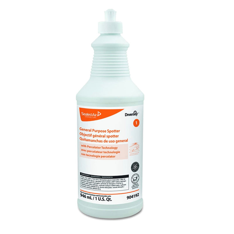 Diversey™ General Purpose Spotter, Floral Scent, Liquid, 32oz. Squeeze Bottle