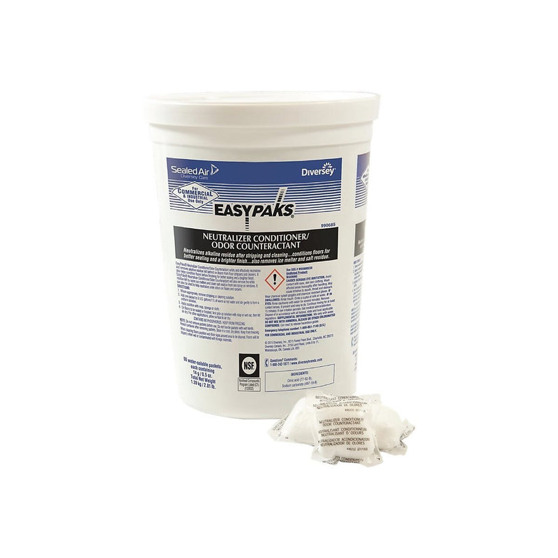 Easy Paks Neutralizer/Conditioner Powder-To-Liquid Deodorizer, 90 Packets/Tub