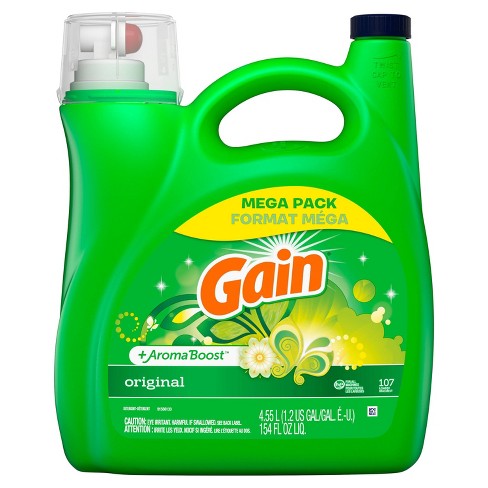 Gain + Aroma Boost Liquid Laundry Detergent, Original