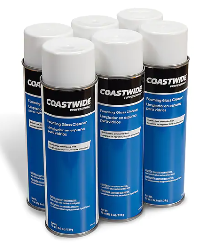 Coastwide Professional™ Foaming Glass Cleaner, Fresh & Clean Scent, 19 Oz.