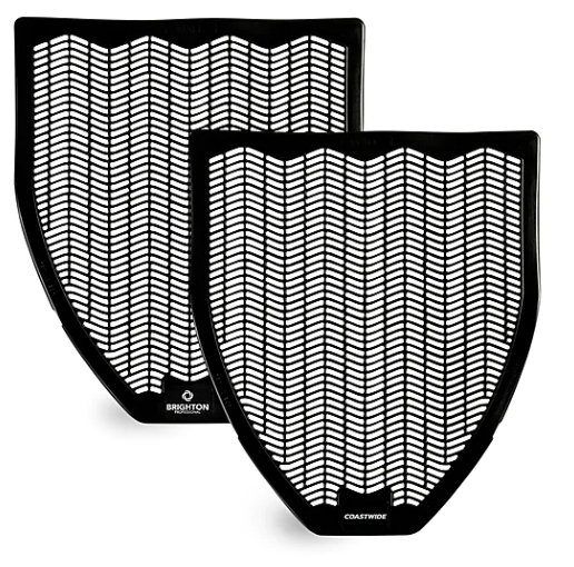 CWP  Urinal Floor Mat, 17.5" x 20.5", Black, 6/Carton