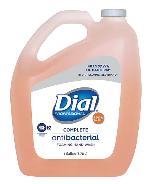 Dial Complete Foaming Hand Soap Refill, Original, 128 oz.