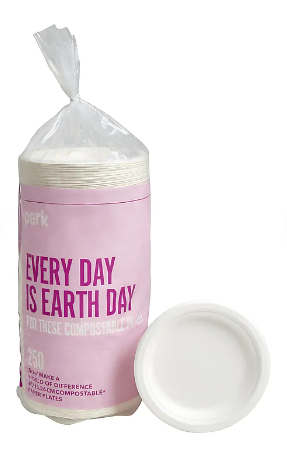 Perk™ Compostable Paper Plates, 6
