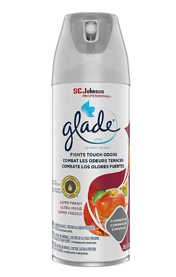 Glade® Aerosol Air Freshener, Super Fresh Scent, 13 Oz., 12/Case