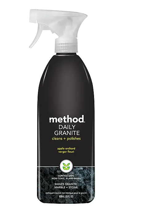 Method Daily Granite Cleaner, Apple Orchard Scent, 28 Oz Spray Bottle, 8/carton