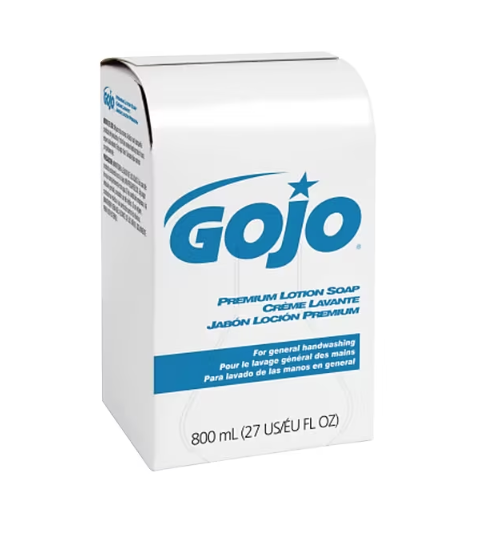 GOJO Premium Liquid Foaming Hand Soap Refill for 800 Series Dispenser, Waterfall Scent, 800 mL./ 27