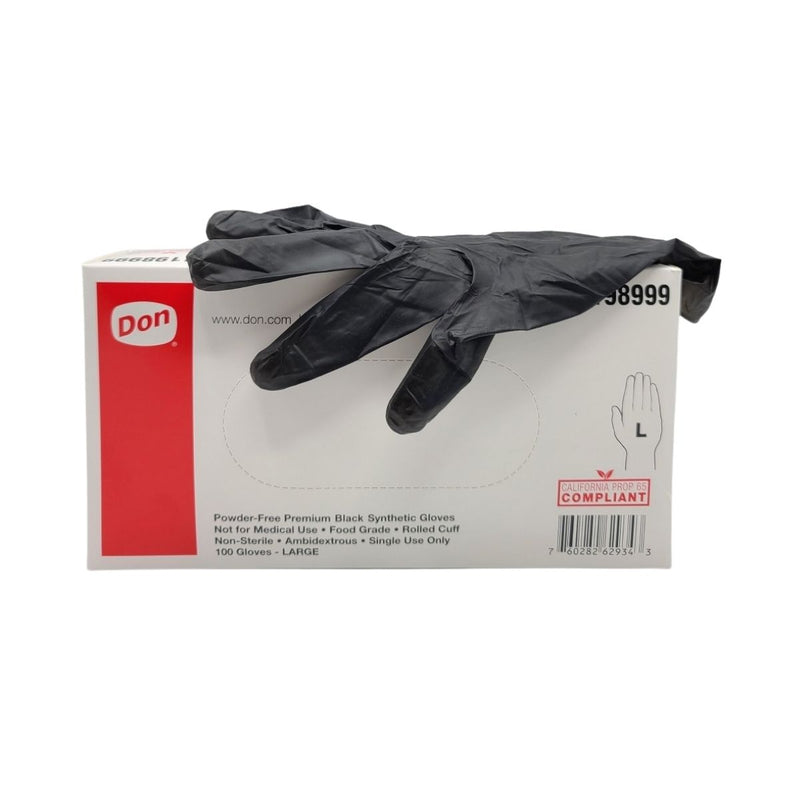 Black Synthetic Gloves