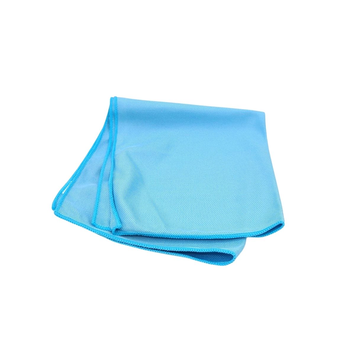 Blue Microfiber Glass Cleaning Cloths & Towels