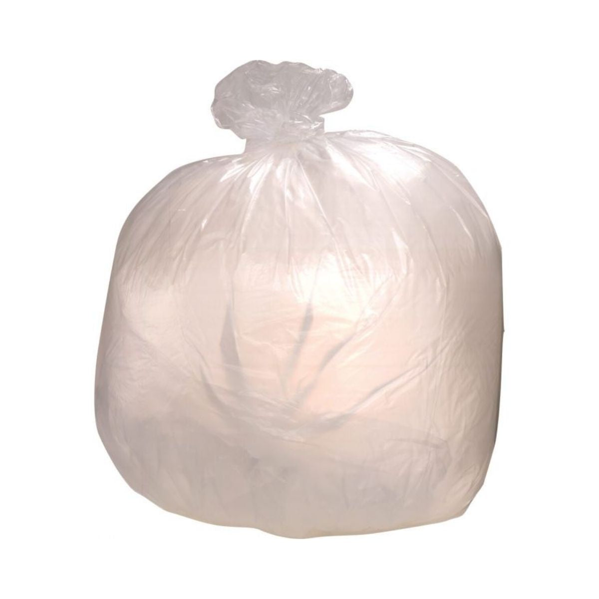 24 x 33 Clear Trash Bags (1000 Bags) (6 Micron)