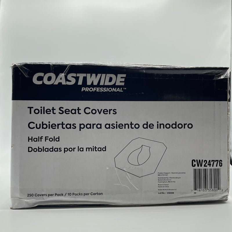 Coastwide Professional™ Toilet Seat Covers, 0.87