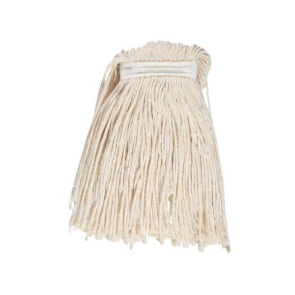 Coastwide Professional Cut-End Wet Mop Head, #24, Rayon, 1" Headband, White