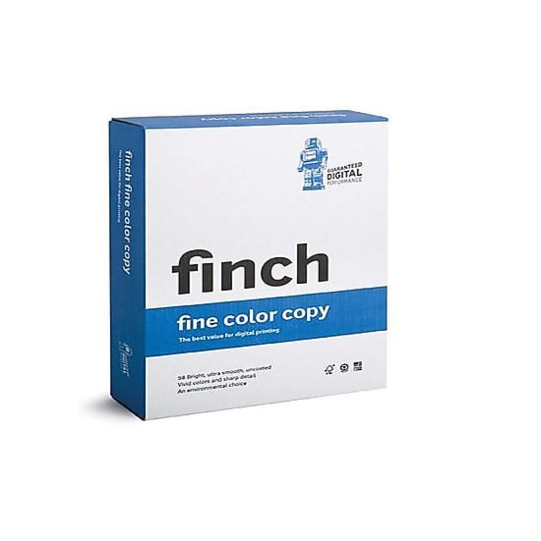 Finch Fine Color Copy Paper, 28 lbs., 8.5" x 11", 4000/Carton