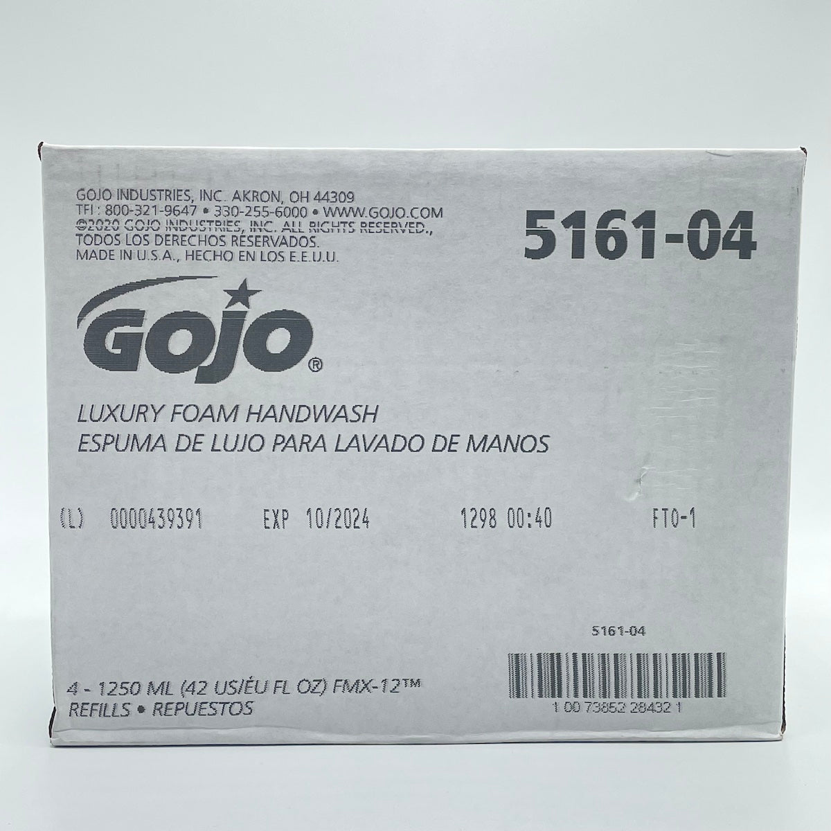 Gojo Luxury Foam Handwash - 1.25L - 4/case