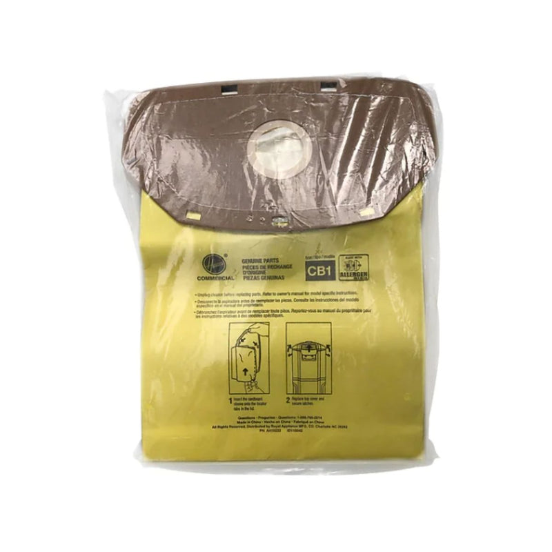 Hoover Cordless Backpack Vacuum Bags - 10/package