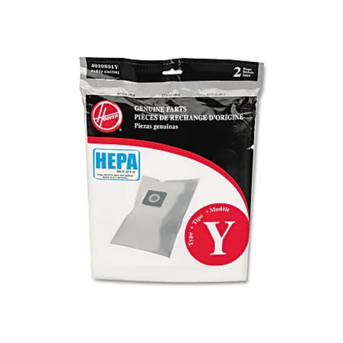 Hoover TaskVac Vacuum Bags - 2/package