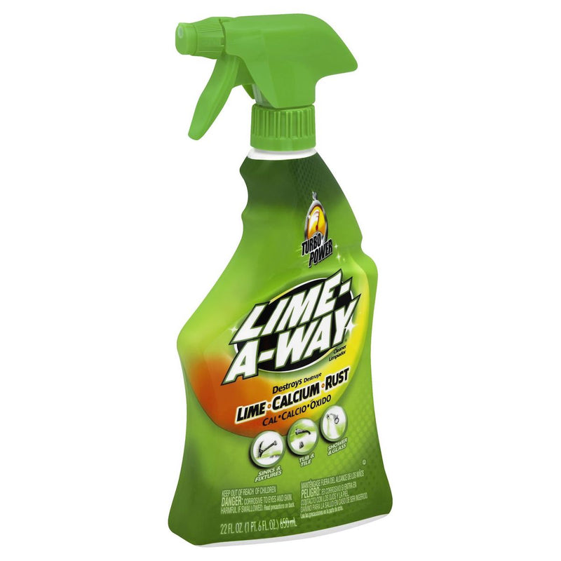 LIME-A-WAY Lime, Calcium and Rust Remover, 22 oz Spray Bottle