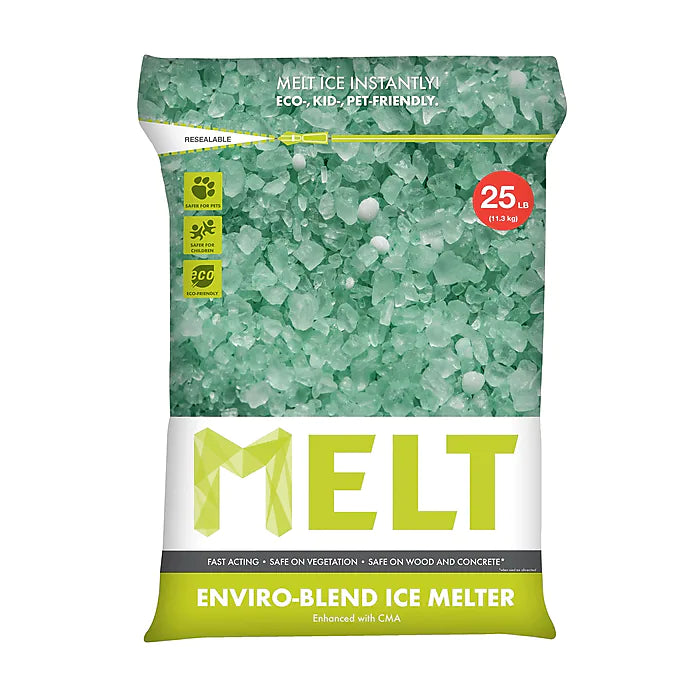 Snow Joe MELT Pet-Friendly Premium Enviro-Blend Ice Melt, 25 lbs/Bag