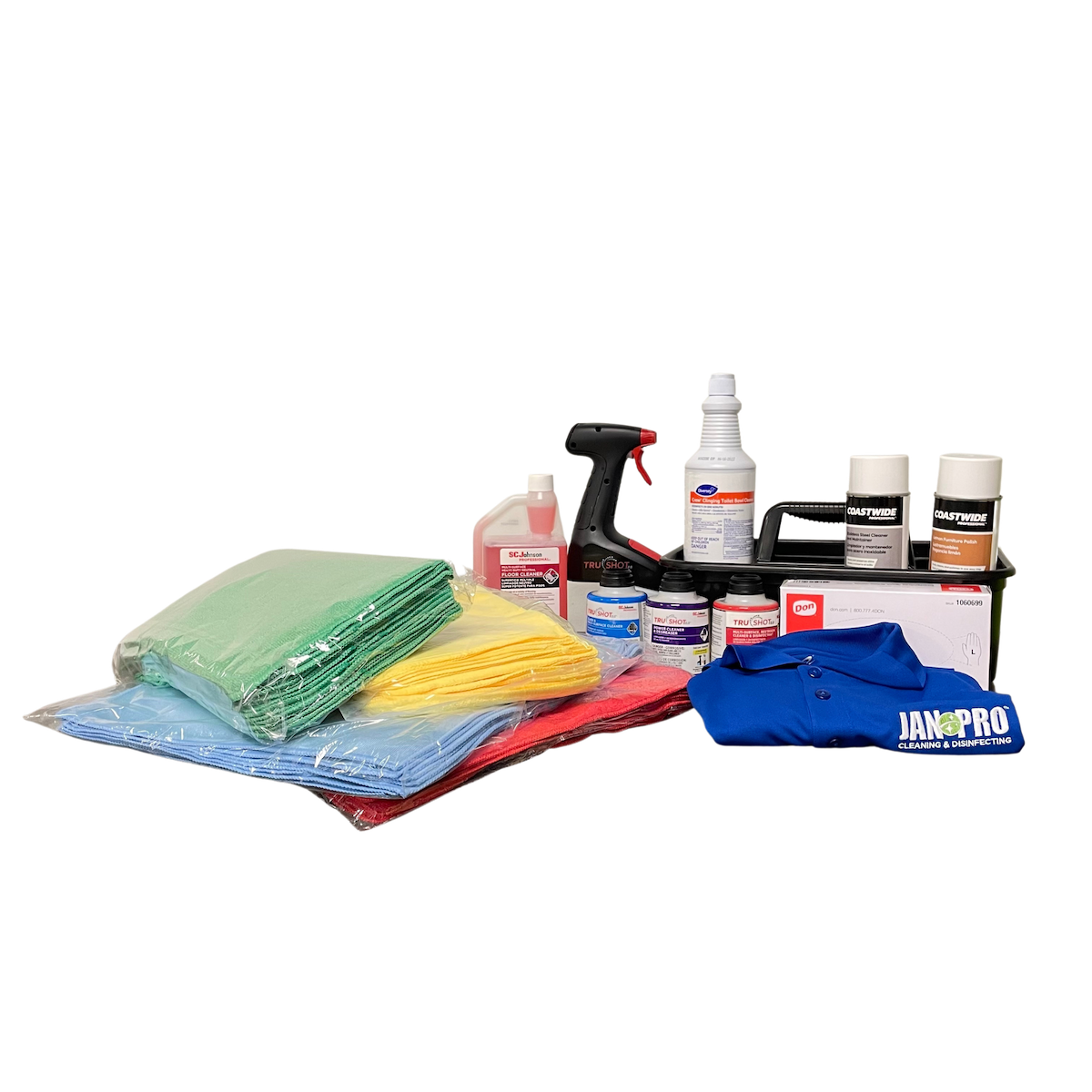 Janitorial supply kit  Commercial cleaning kits