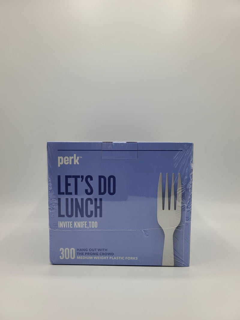 Perk™ Polystyrene Fork, Medium-Weight