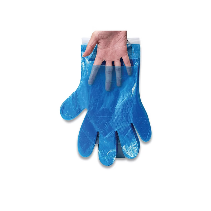 Reddi-to-Go Poly Gloves on Wicket, One Size, Clear, 8,000/Carton
