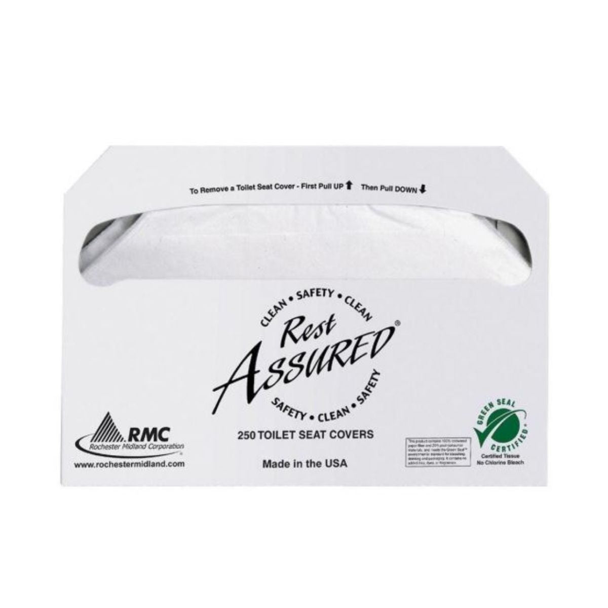 Rest Assured Toilet Seat Covers - 5,000/case