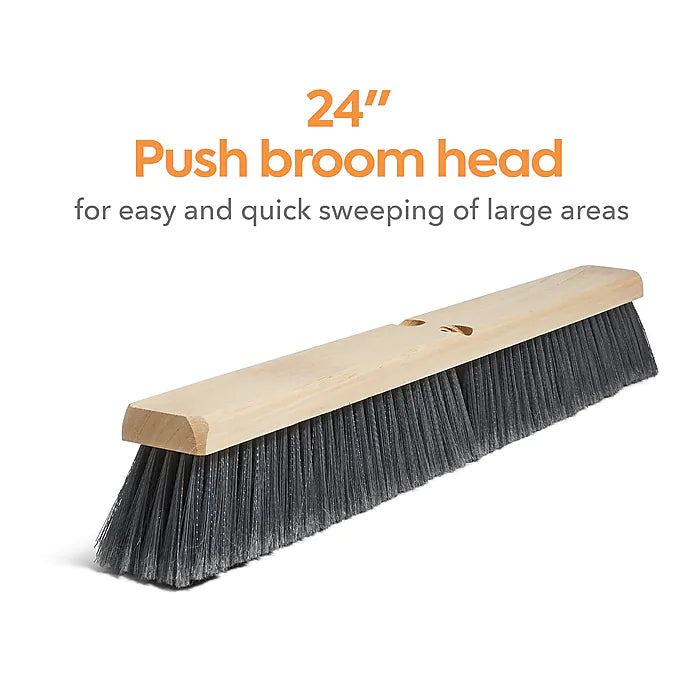 Coastwide Professional™ 24" Push Broom Head, Polypropylene