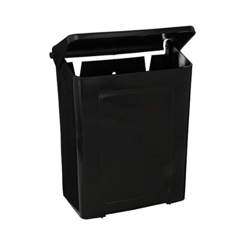 Sanitary Napkin Receptacle Poly Black 4/Case