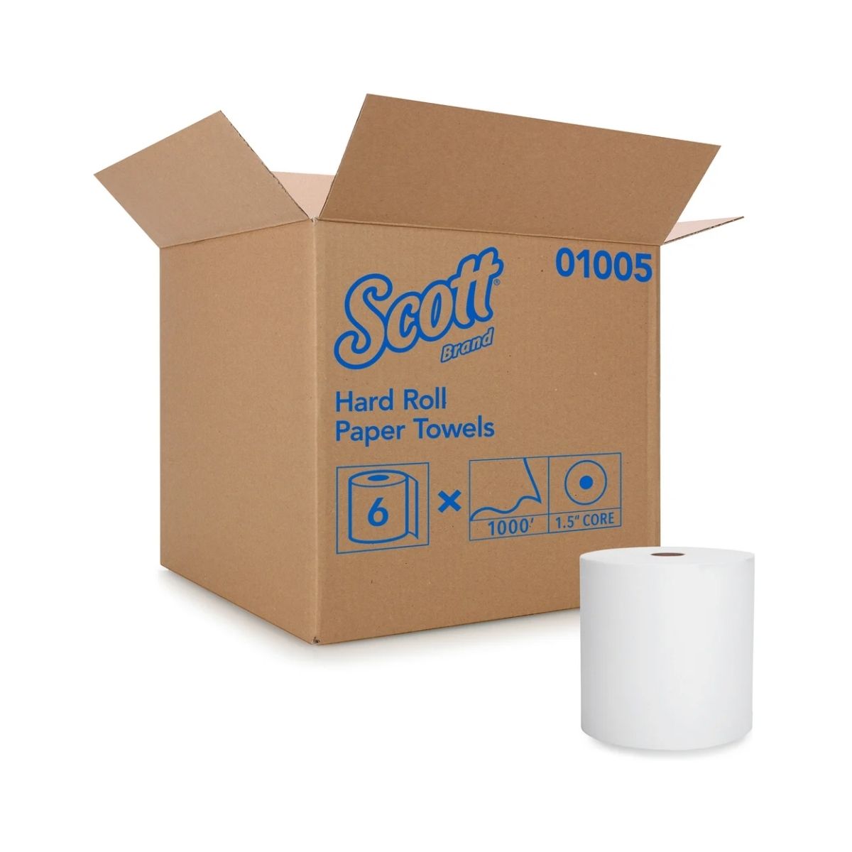 Scott Roll Towel | 8"x1000 ft. | 6/case